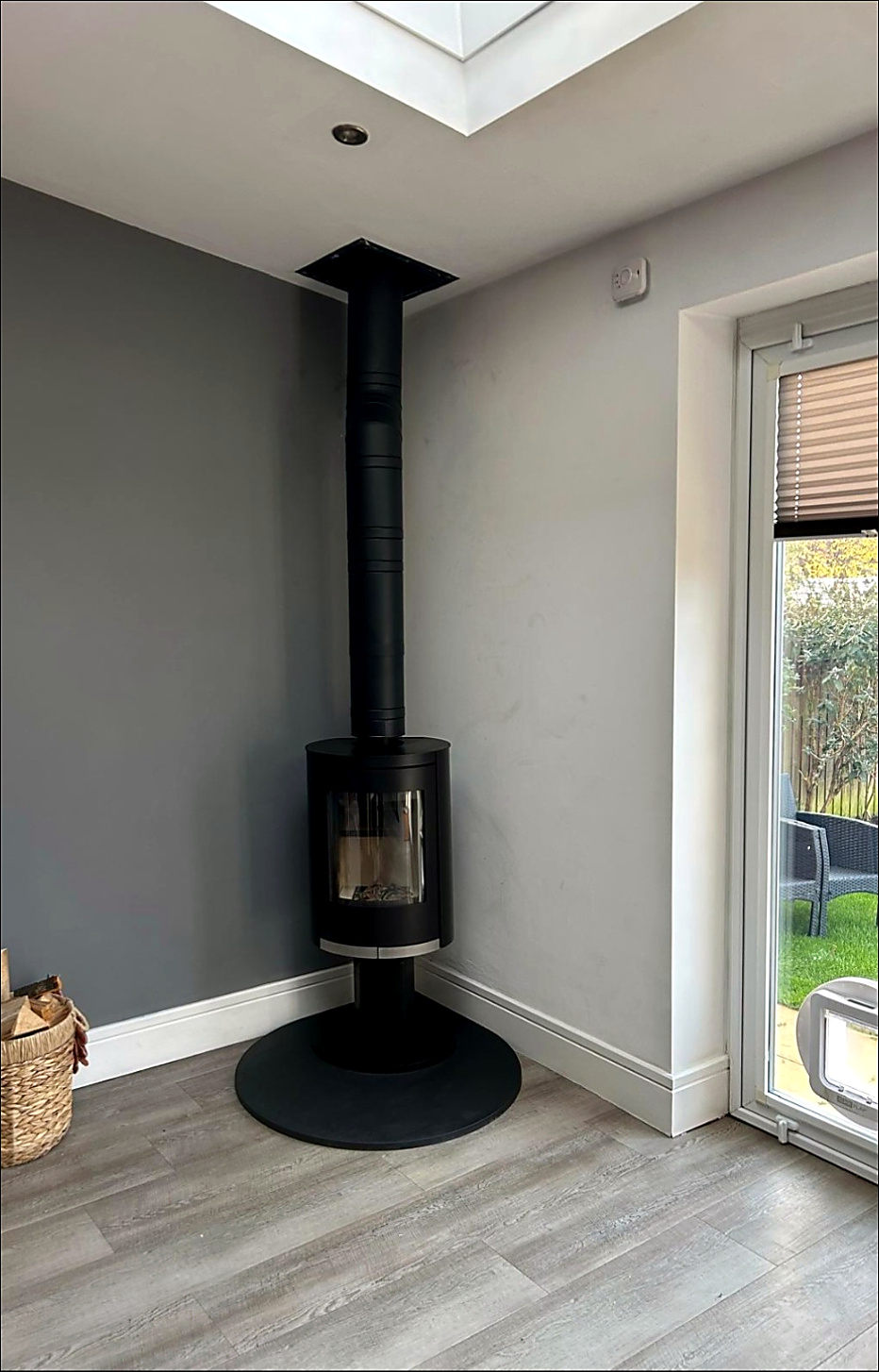 Hearth, chamber and stove supply and installation detail